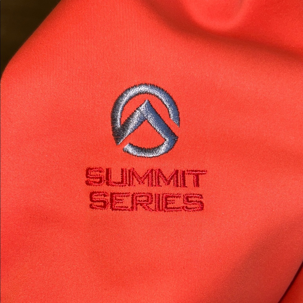 The North Face Summit Series Windstopper Softshell Jacket Orange Fleece Lined XS - Picture 12 of 12